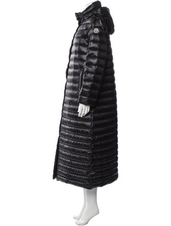 Moncler Down Faux Fur Coat