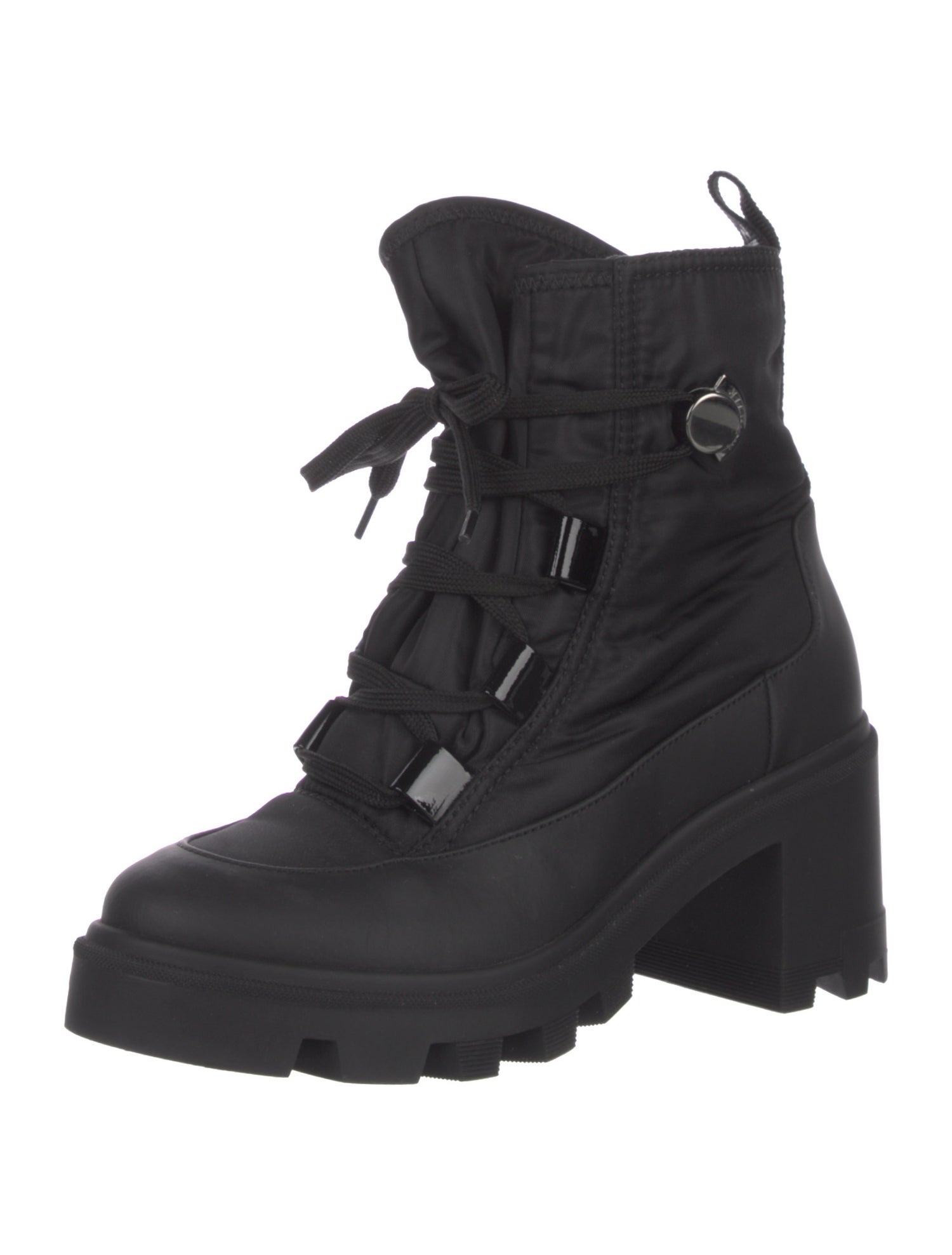 Moncler Nylon Combat Boots