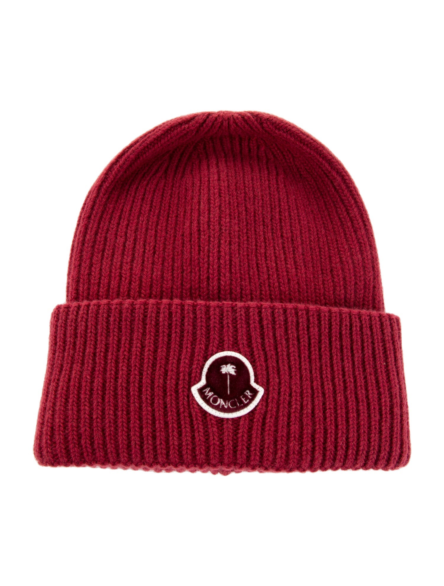 Moncler Logo Knit Beanie Hat