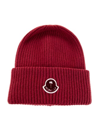 Moncler Logo Knit Beanie Hat