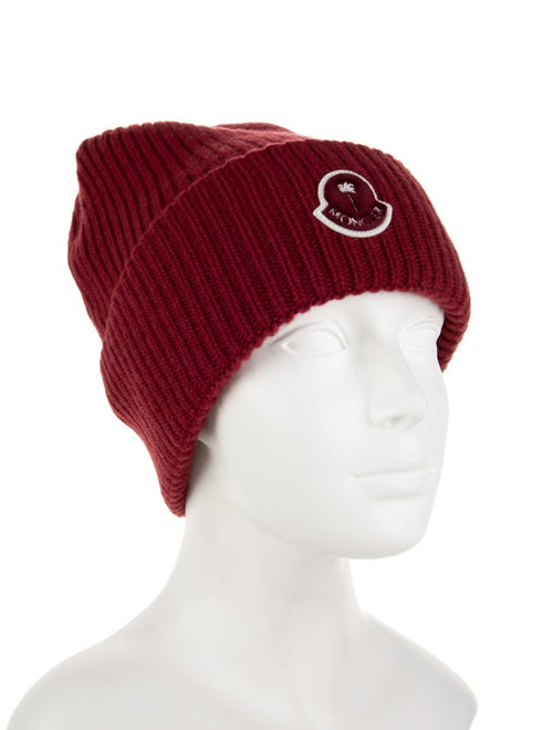 Moncler Logo Knit Beanie Hat