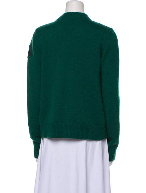 Moncler Wool Colorblock Pattern Bomber Jacket