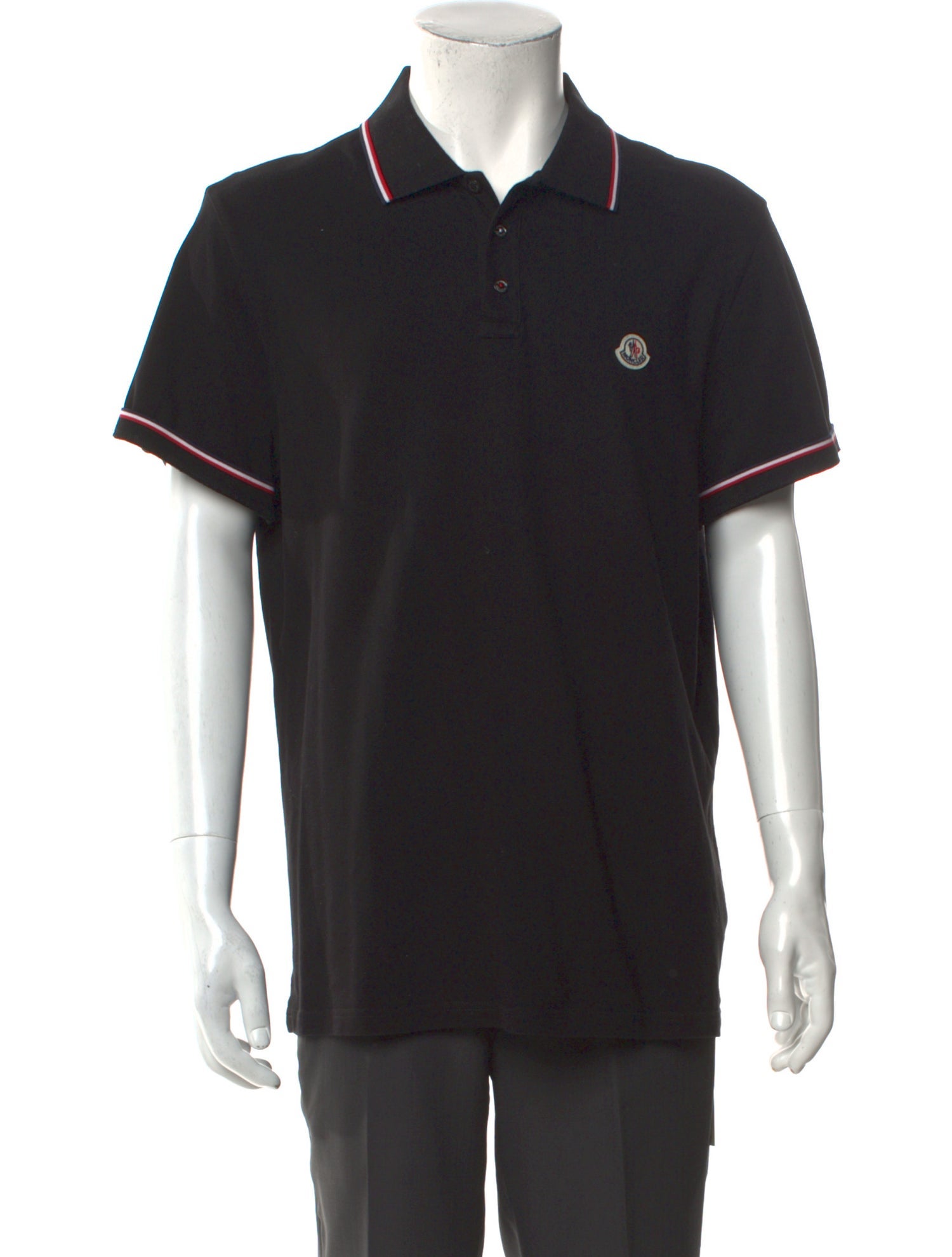Moncler Collar Short Sleeve Polo Shirt