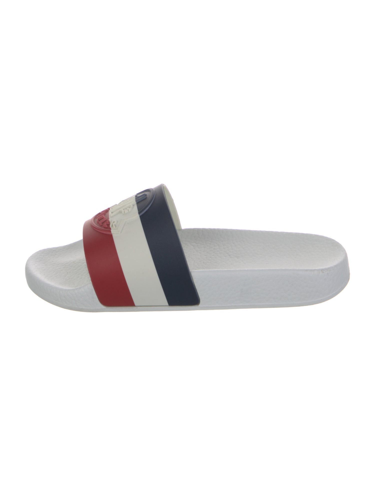 Moncler Rubber Colorblock Pattern Slides