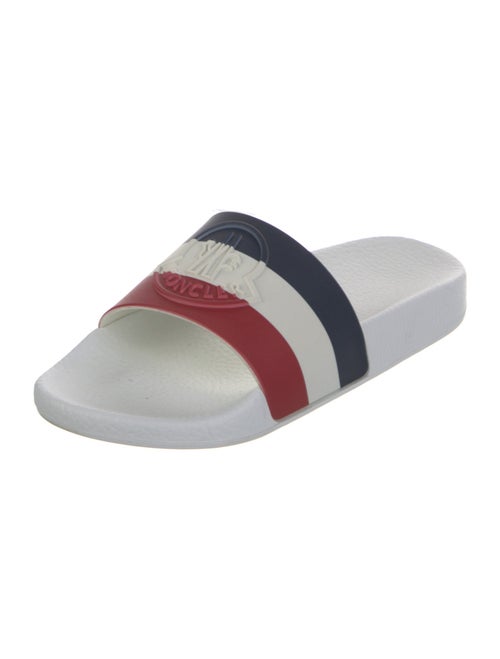 Moncler Rubber Colorblock Pattern Slides