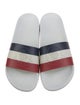 Moncler Rubber Colorblock Pattern Slides