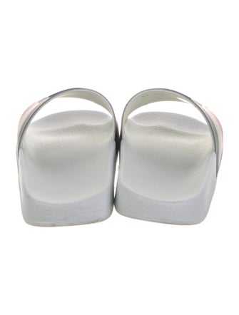 Moncler Rubber Colorblock Pattern Slides