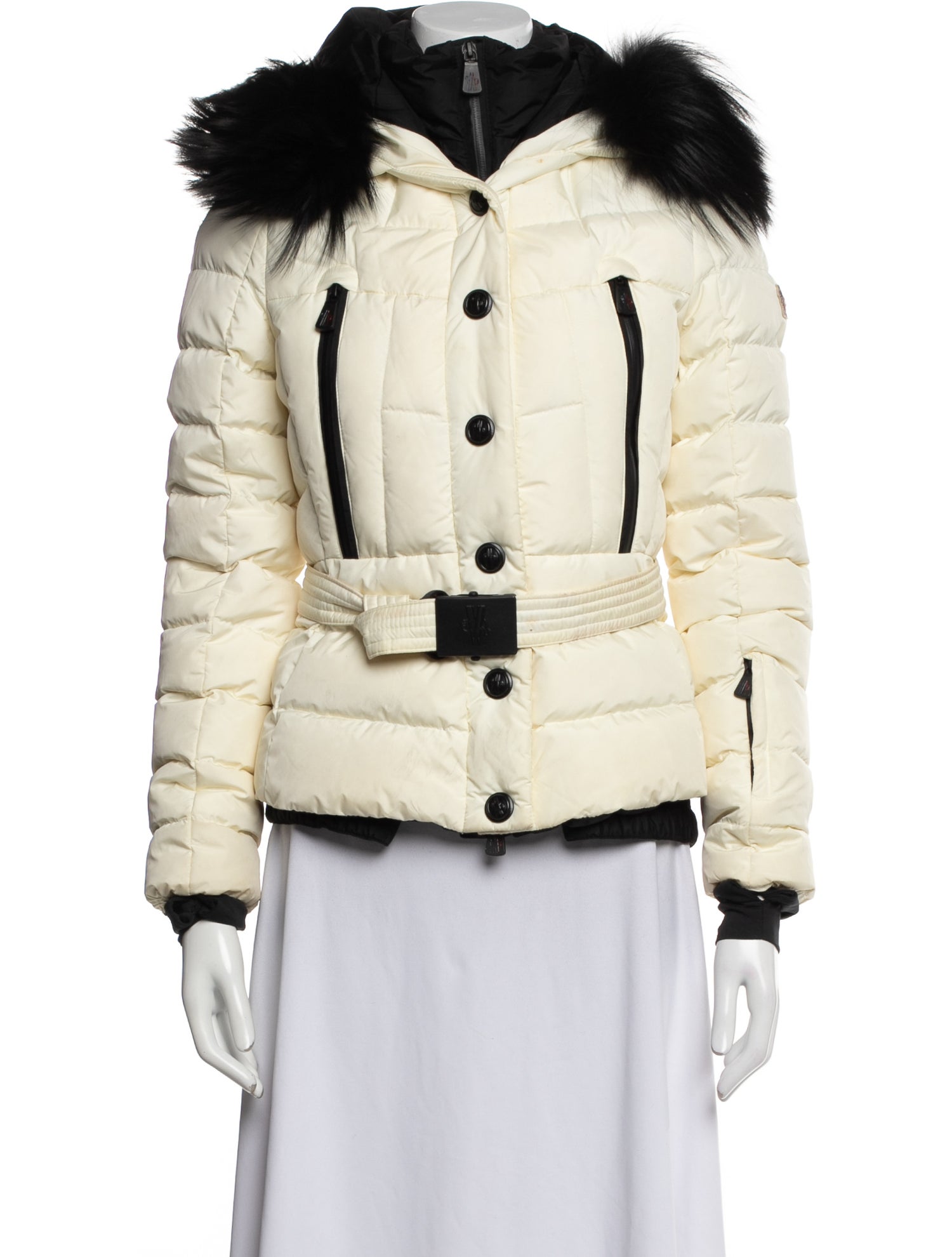 Moncler Grenoble Striped Down Jacket