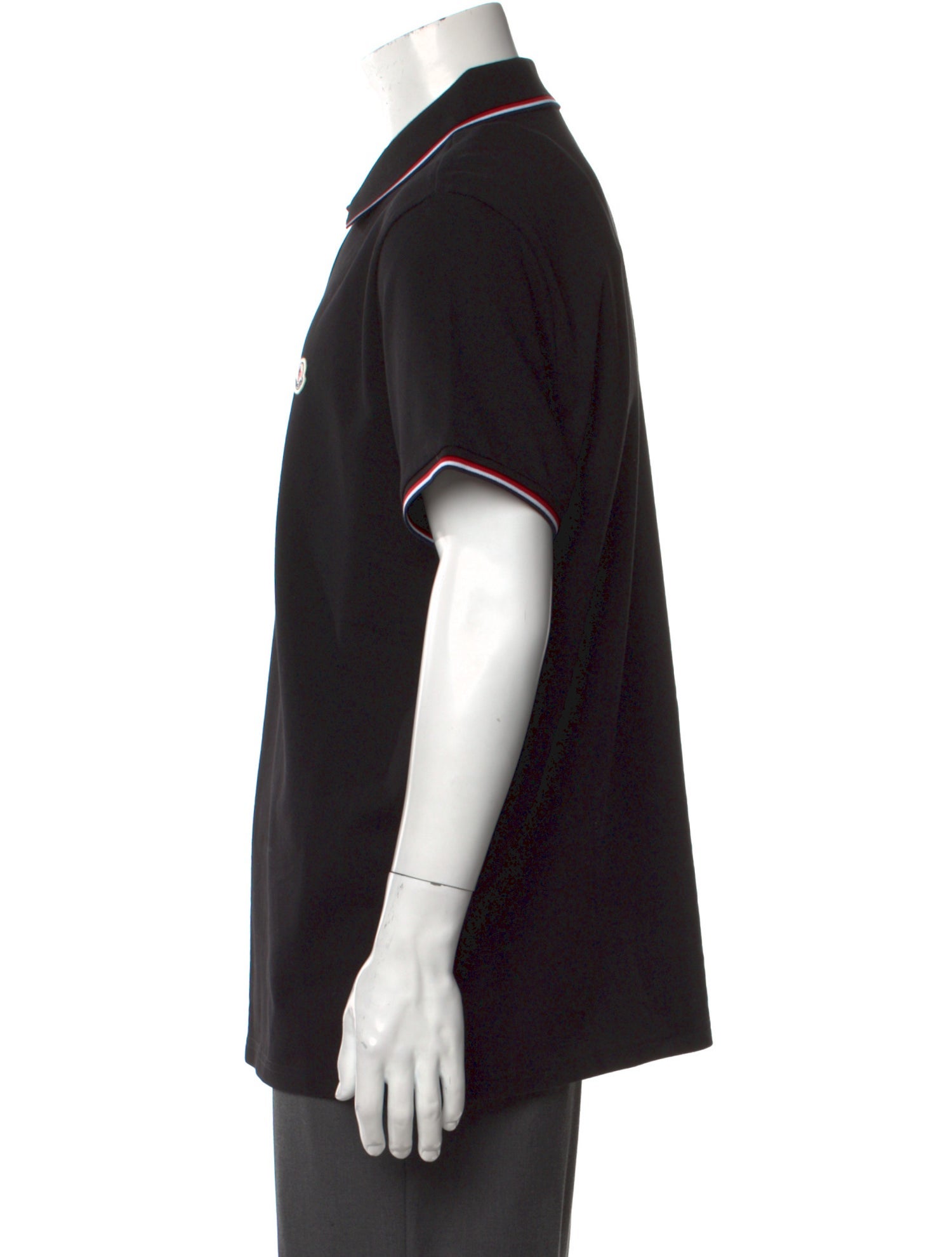 Moncler Crew Neck Short Sleeve Polo Shirt