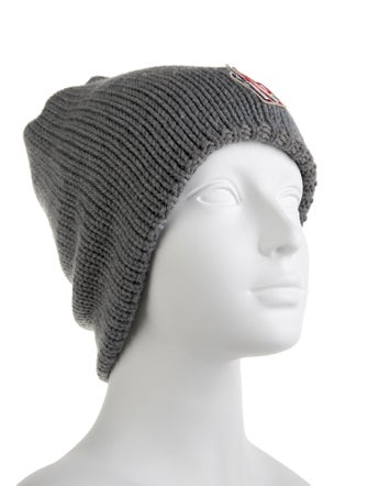 Moncler Grenoble Wool Knit Beanie Hat
