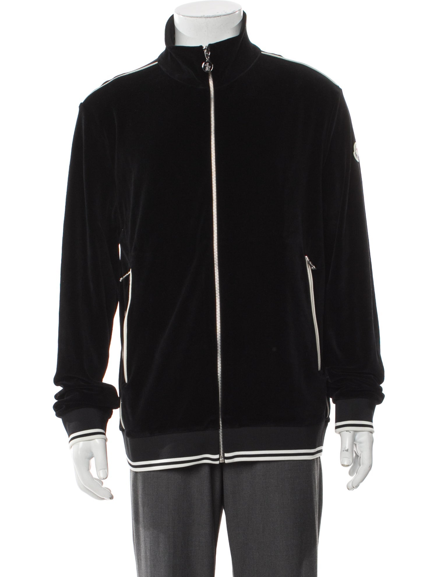 Moncler Striped Bomber Jacket w/ Tags