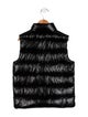 Moncler kid boys' black jacket vest