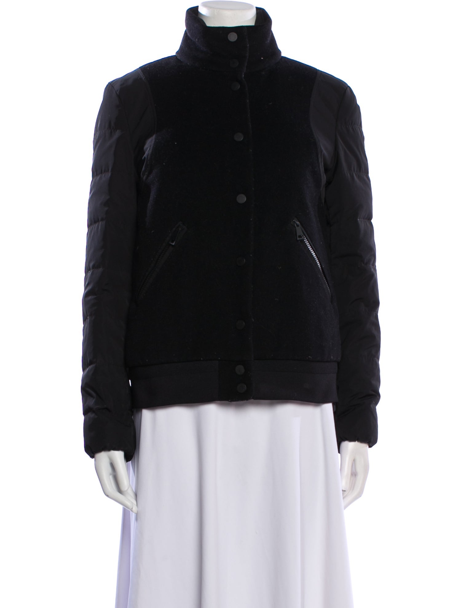 Moncler Virgin Wool Bomber Jacket