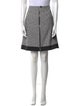 Moncler Plaid Print Knee-Length Skirt