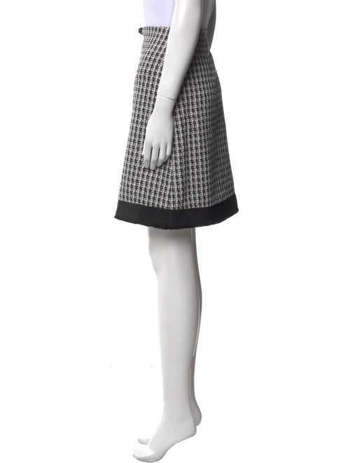 Moncler Plaid Print Knee-Length Skirt