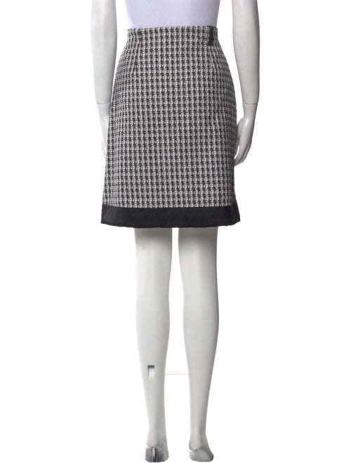 Moncler Plaid Print Knee-Length Skirt