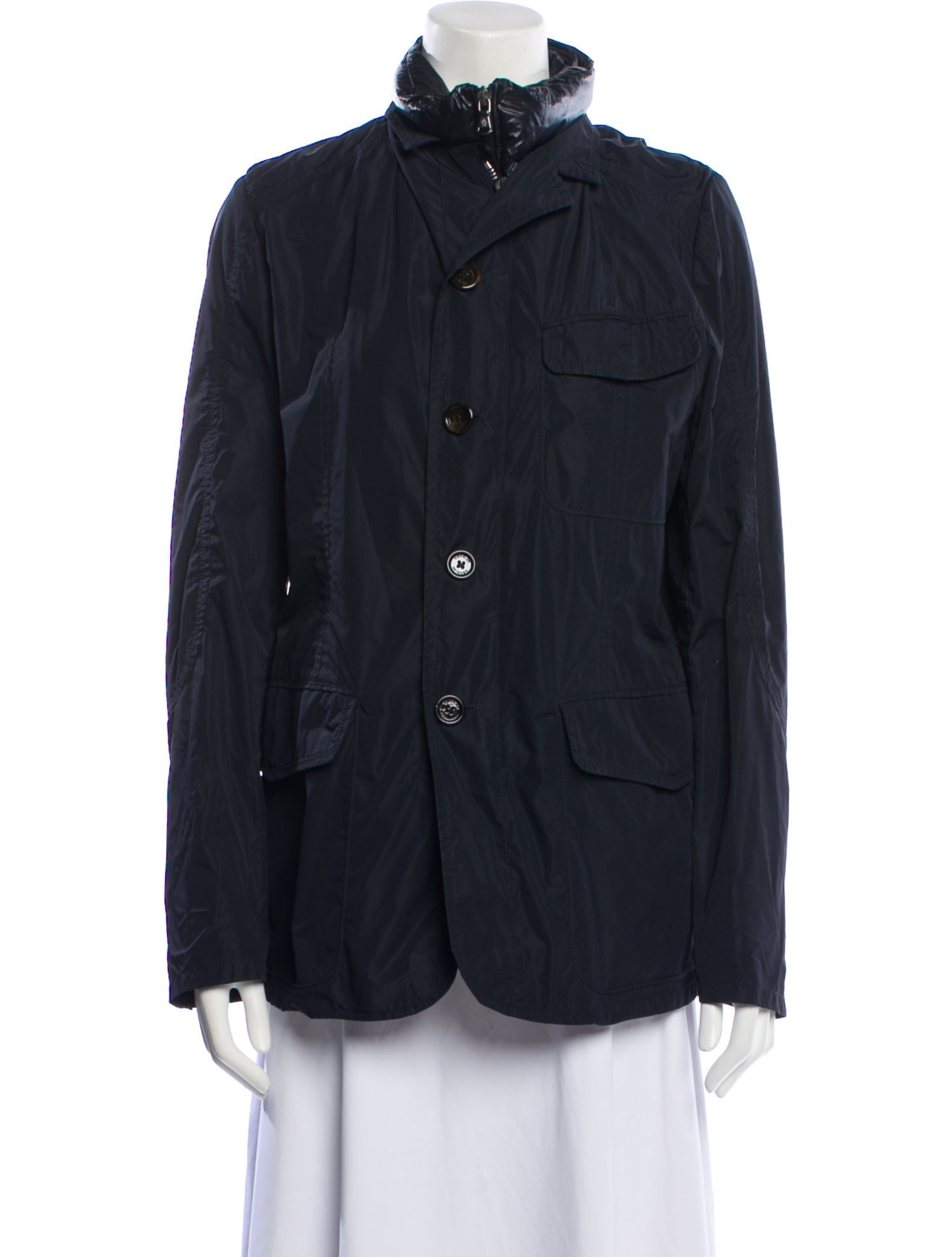 Moncler Virgin Wool Utility Jacket