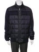 Moncler Quilted Pattern Virgin Wool Puffer Coat