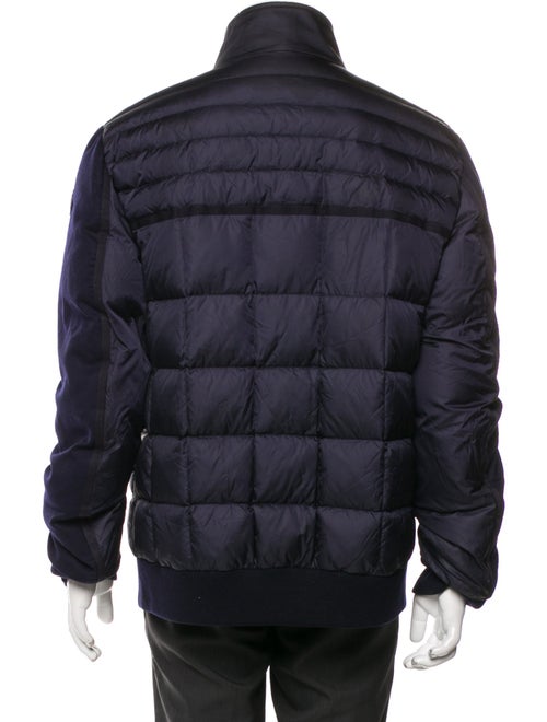 Moncler Quilted Pattern Virgin Wool Puffer Coat