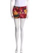 Moncler Floral Print Mini Shorts