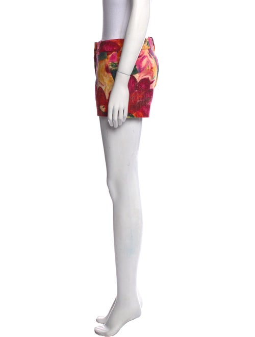 Moncler Floral Print Mini Shorts