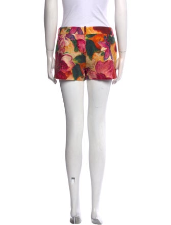 Moncler Floral Print Mini Shorts