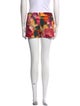 Moncler Floral Print Mini Shorts