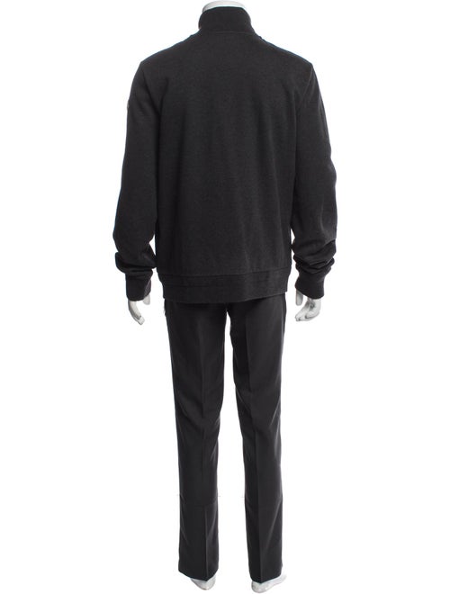 Moncler Signature Logo Mock Neck Sweatshirt