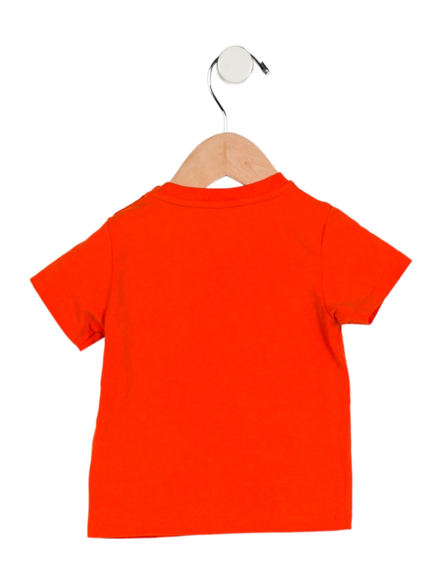 Moncler infant boys' orange and white shirt