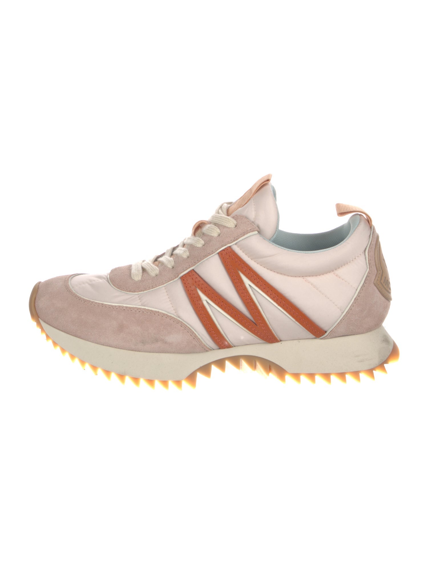 Moncler Nylon Colorblock Pattern Sneakers