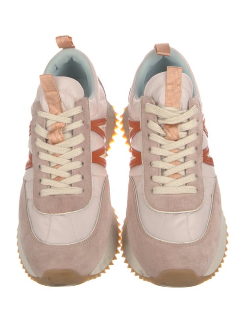 Moncler Nylon Colorblock Pattern Sneakers