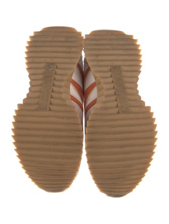 Moncler Nylon Colorblock Pattern Sneakers