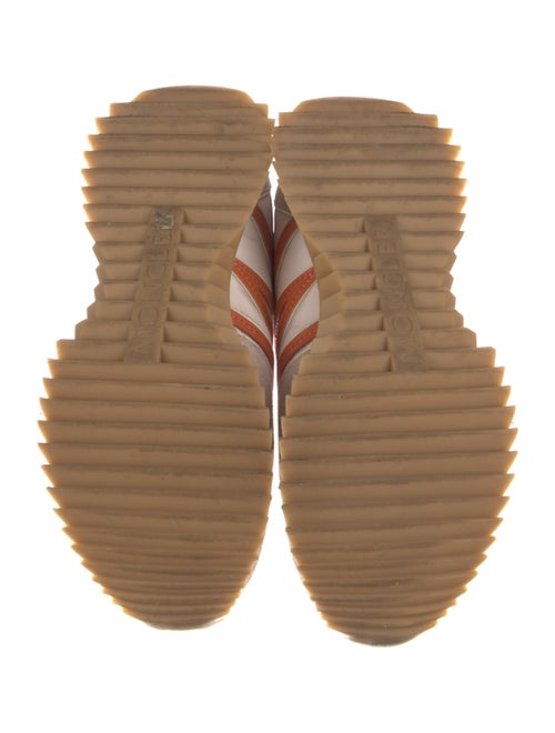 Moncler Nylon Colorblock Pattern Sneakers