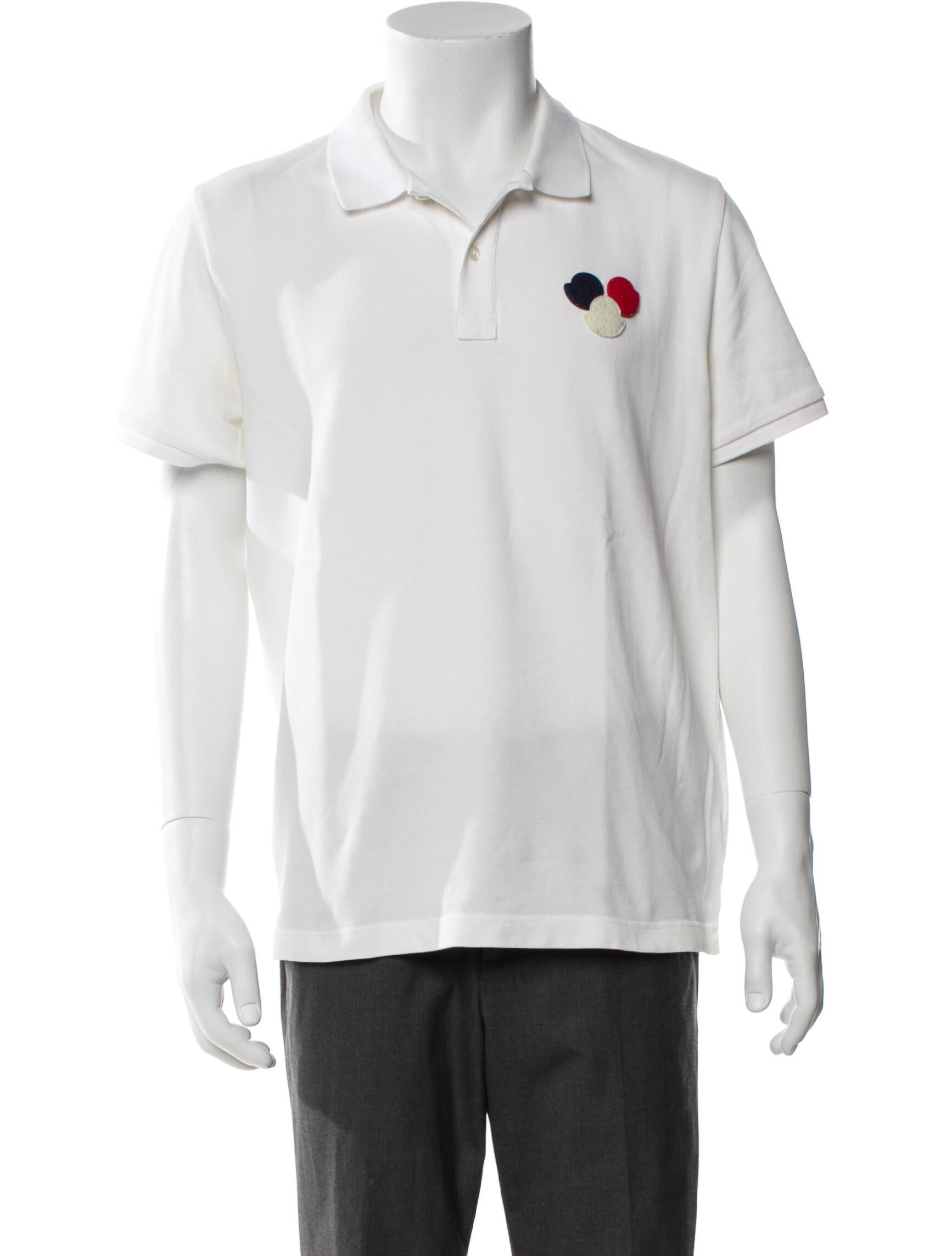 Moncler Collar Short Sleeve Polo Shirt