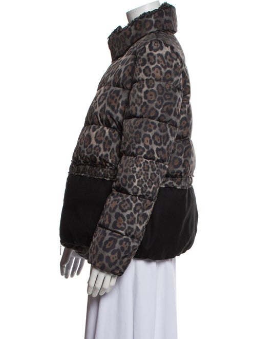 Moncler Down Animal Print Down Jacket
