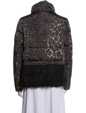 Moncler Down Animal Print Down Jacket