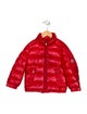 Moncler Toddlers' Red Nylon Coat