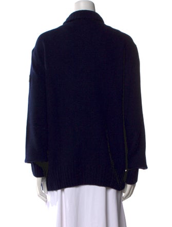 Moncler Cashmere Mock Neck Sweater