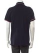 Moncler V-Neck Short Sleeve Polo Shirt