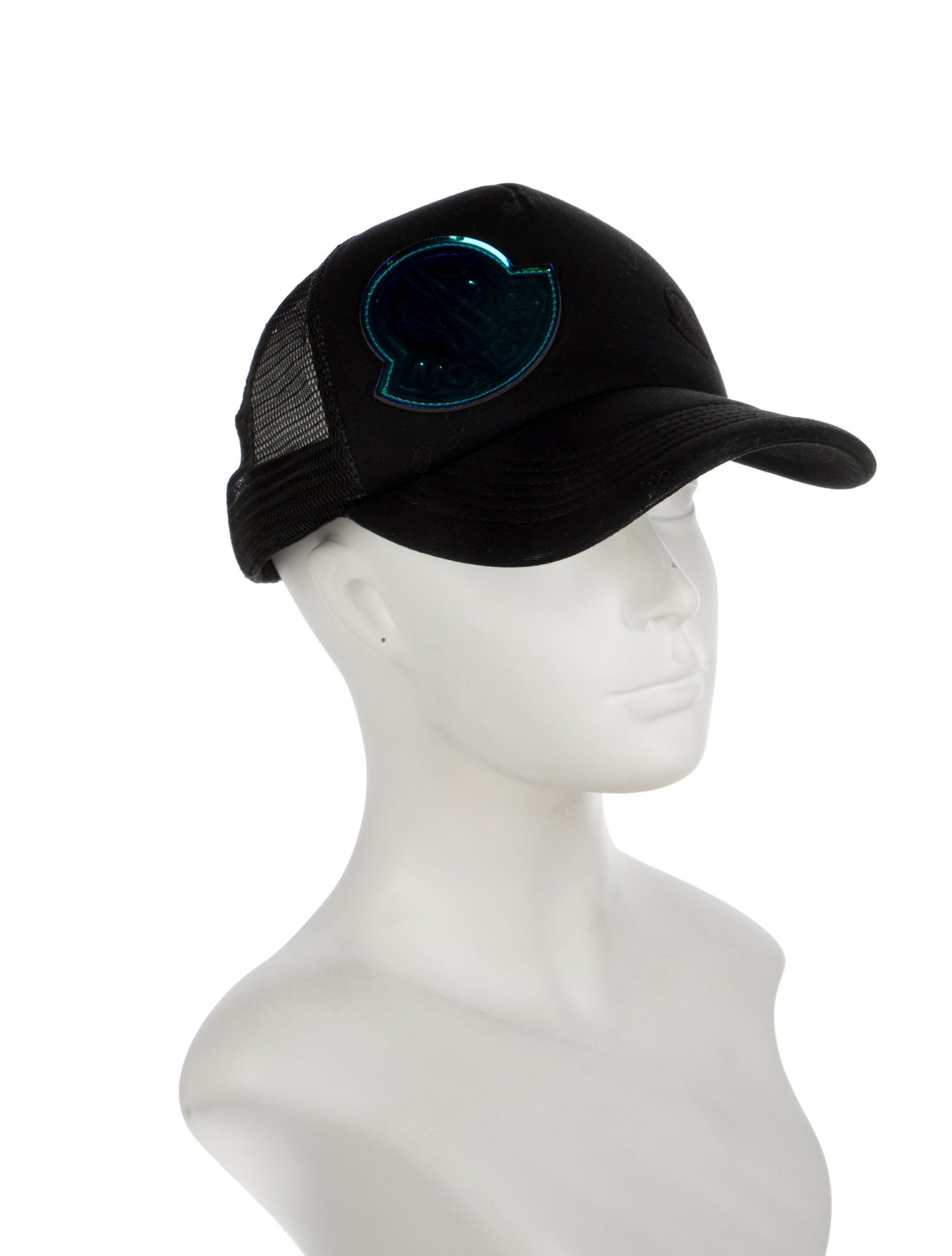 2 Moncler 1952 Cotton Logo Emblem Baseball Cap