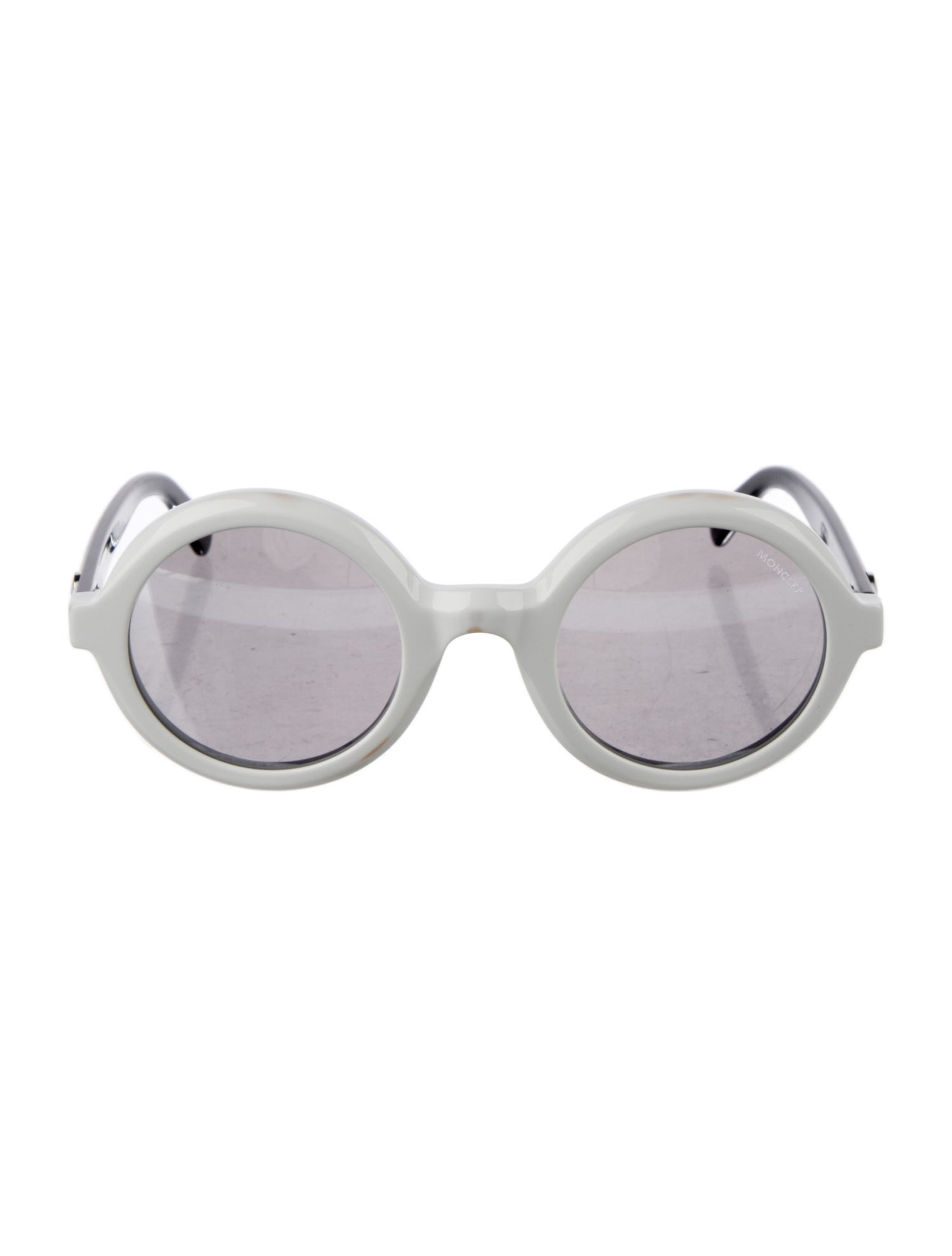 Moncler Round Mirrored Sunglasses