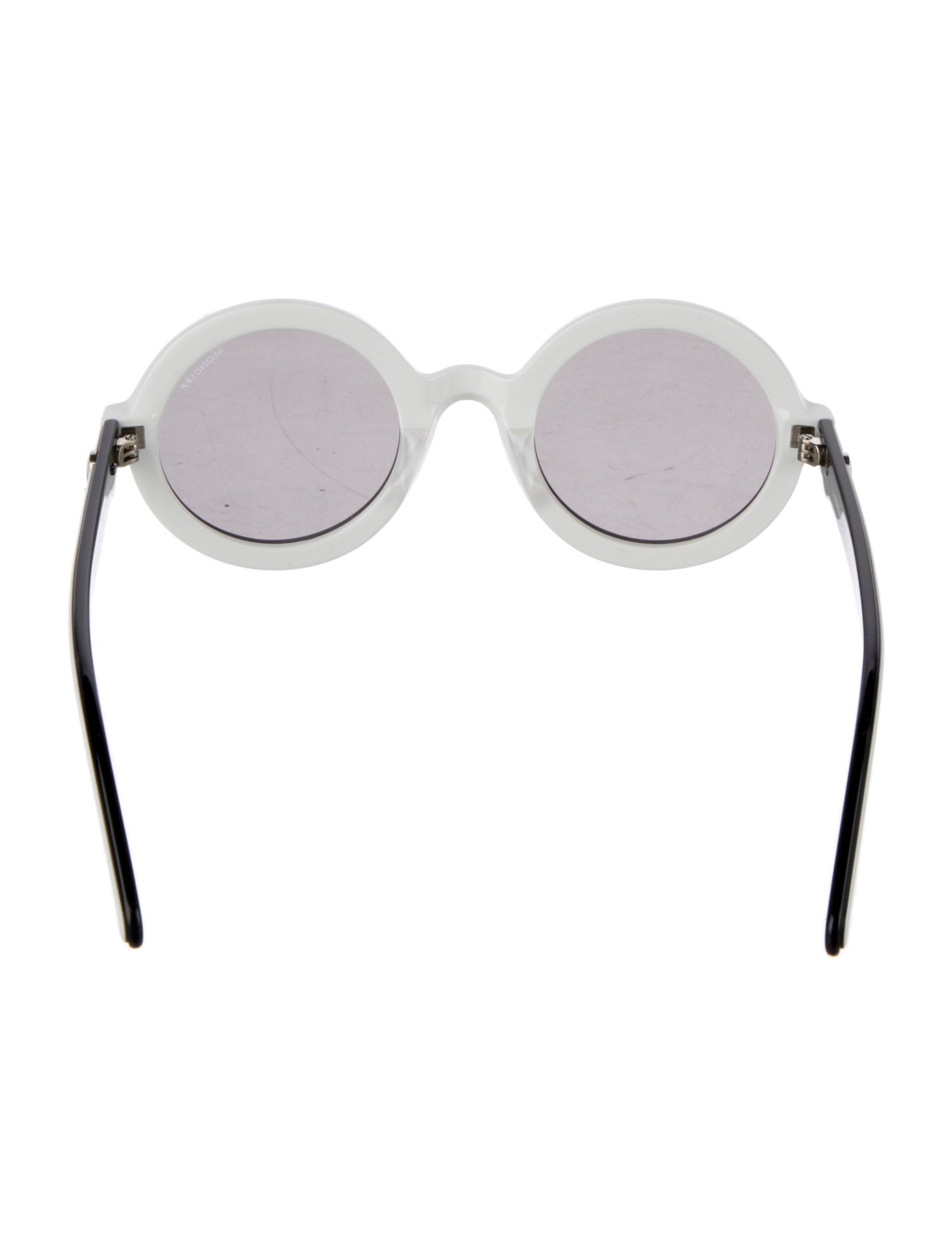Moncler Round Mirrored Sunglasses