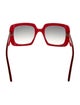 Moncler Square Gradient Sunglasses