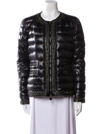 Moncler Nylon Printed Down Jacket
