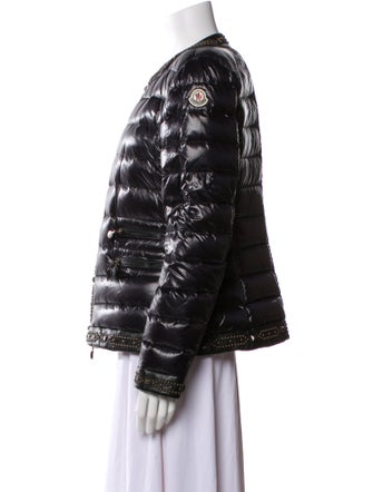 Moncler Nylon Printed Down Jacket