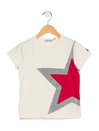 Moncler Girls' Short Sleeve Graphic Shirt