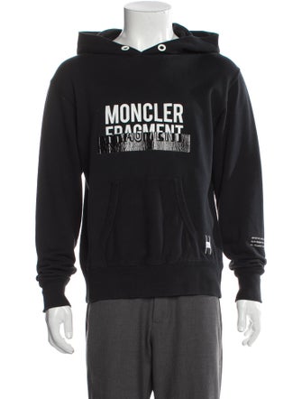 Moncler Signature Logo Graphic Print Hoodie