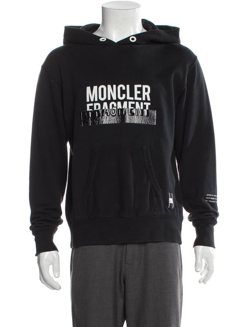 Moncler Signature Logo Graphic Print Hoodie