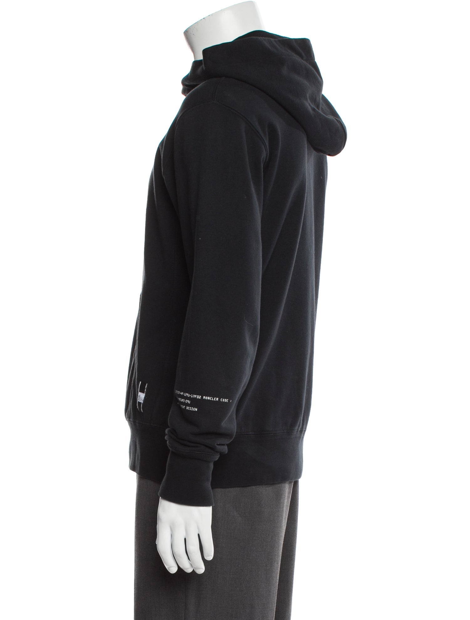 Moncler Signature Logo Graphic Print Hoodie