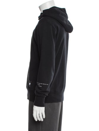 Moncler Signature Logo Graphic Print Hoodie